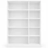 Interiax Opbergkast - Kledingkast 'Amelie' - Wit - 3 Deurs - 180x120x40cm