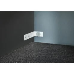 Interiax WASHWALL 'Mary' Wasmachine Opbergkast Antraciet - 162x50x67.5 cm