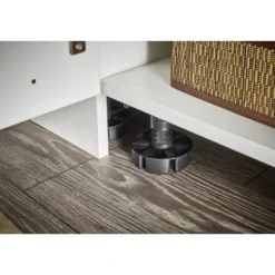 Interiax WASHWALL 'Mary' Wasmachine Opbergkast Wit - 162x50x67.5 cm