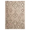 Interieur05 Berber Vloerkleed Ikat grijs/beige - 150 x 80 cm