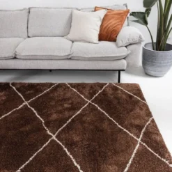 Interieur05 berber vloerkleed Nea roest/creme - 330 x 240 cm