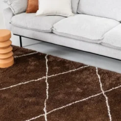 Interieur05 berber vloerkleed Nea roest/creme - 330 x 240 cm