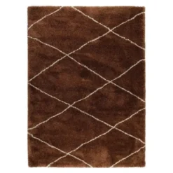 Interieur05 berber vloerkleed Nea roest/creme - 290 x 200 cm
