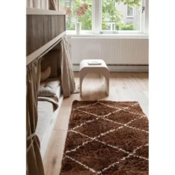 Interieur05 berber vloerkleed Nea roest/creme - 230 x 160 cm