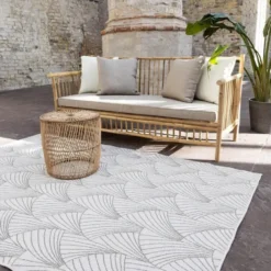 Interieur05 Buitenkleed Deco Bruin/Grijs - 340 x 240 cm