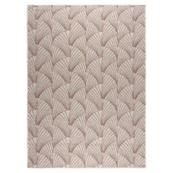 Interieur05 Buitenkleed Deco Roest/Wit - 230 x 160 cm