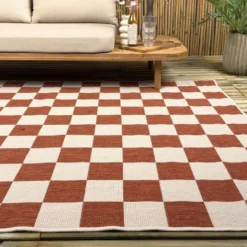 Interieur05 buitenkleed roest Level - 340 x 240 cm