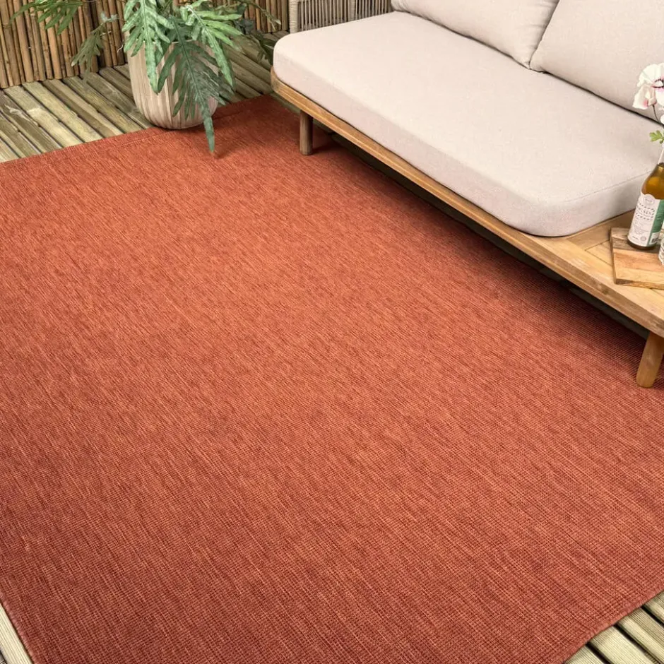 Interieur05 buitenkleed roest Tone - 230 x 160 cm