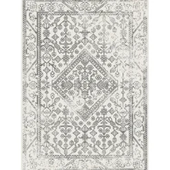 Interieur05 buitenkleed zwart/wit Nova - 340 x 240 cm