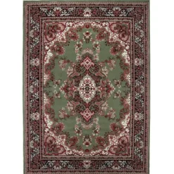 Interieur05 Eva Interior vintage Vloerkleed nain Perzisch Groen - 270 x 185 cm