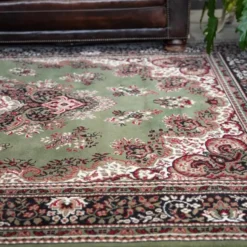 Interieur05 Eva Interior vintage Vloerkleed nain Perzisch Groen - 270 x 185 cm