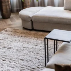 Interieur05 Hoogpolig vloerkleed Fender wit/creme - 230 x 160 cm