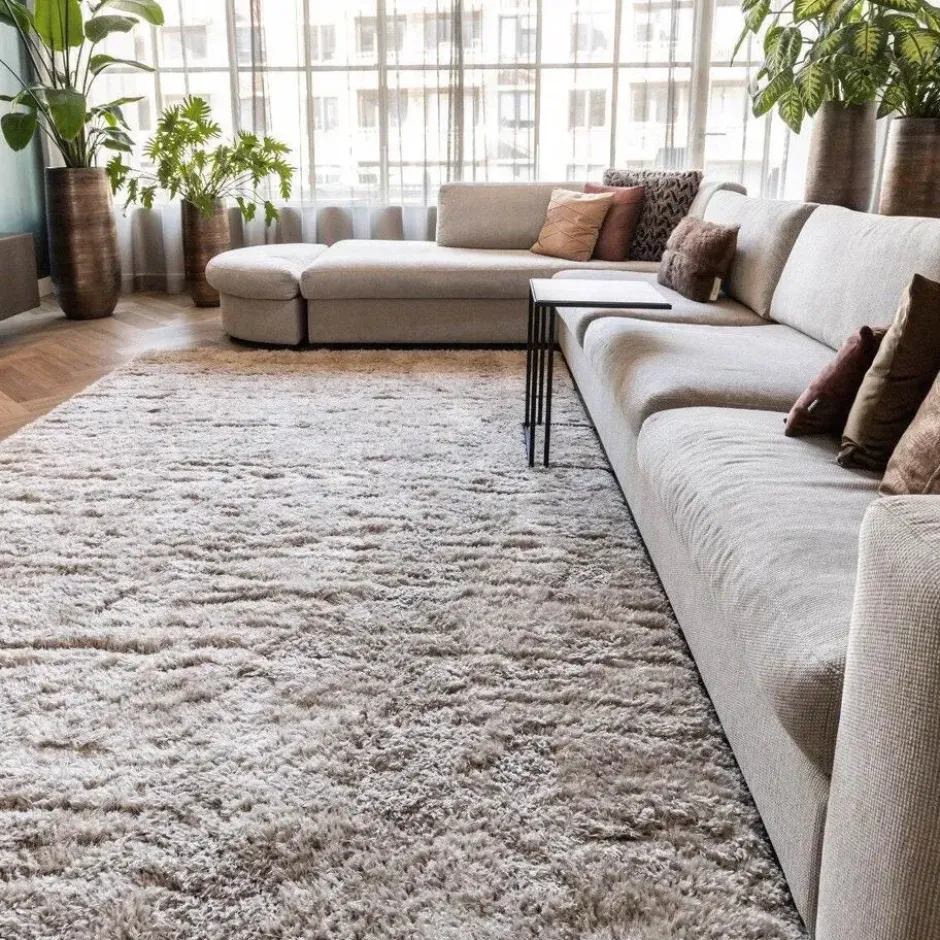 Interieur05 Hoogpolig vloerkleed Fender wit/creme - 230 x 160 cm
