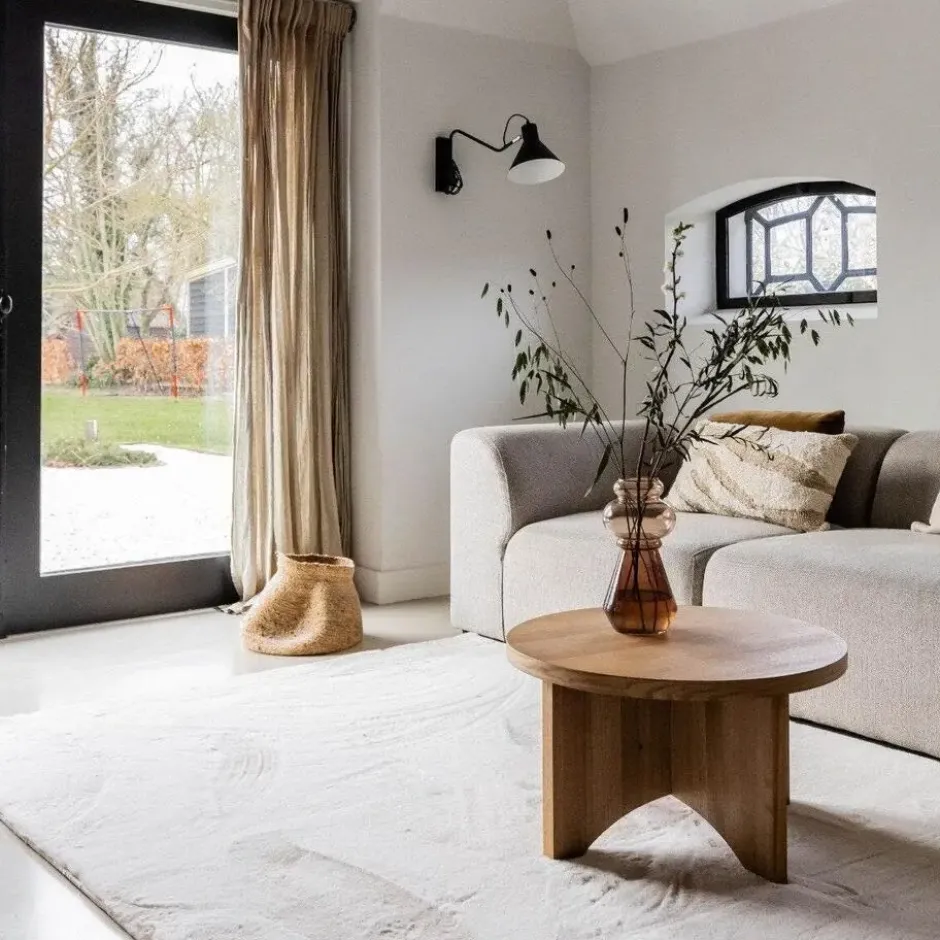 Interieur05 Hoogpolig Vloerkleed Lux Creme - 230 x 160 cm