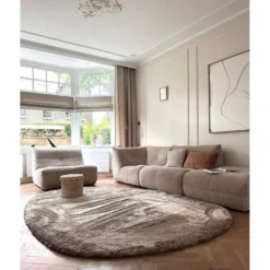 Interieur05 Hoogpolig vloerkleed Odelia Stone - 80 x 150 cm