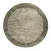 Interieur05 hoogpolig vloerkleed polyester Pilo groen/beige - 240 x 240 cm