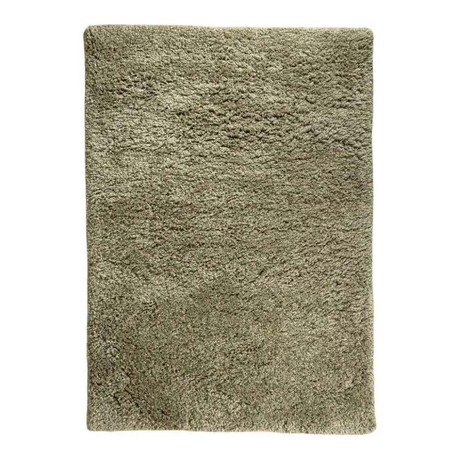 Interieur05 hoogpolig vloerkleed polyester Pilo groen - 230 x 160 cm