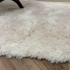 Interieur05 hoogpolig vloerkleed Furr beige - 160 x 230 cm