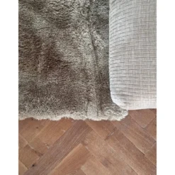 Interieur05 Hoogpolig vloerkleed Odelia Stone - 160 x 230 cm