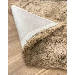 Interieur05 hoogpolig vloerkleed polyester Pilo taupe - 230 x 160 cm