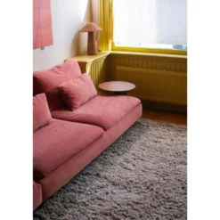 Interieur05 hoogpolig vloerkleed polyester Pilo groen/beige - 230 x 160 cm