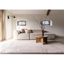 Interieur05 Hoogpolig Vloerkleed Lux Beige - 290 x 200 cm