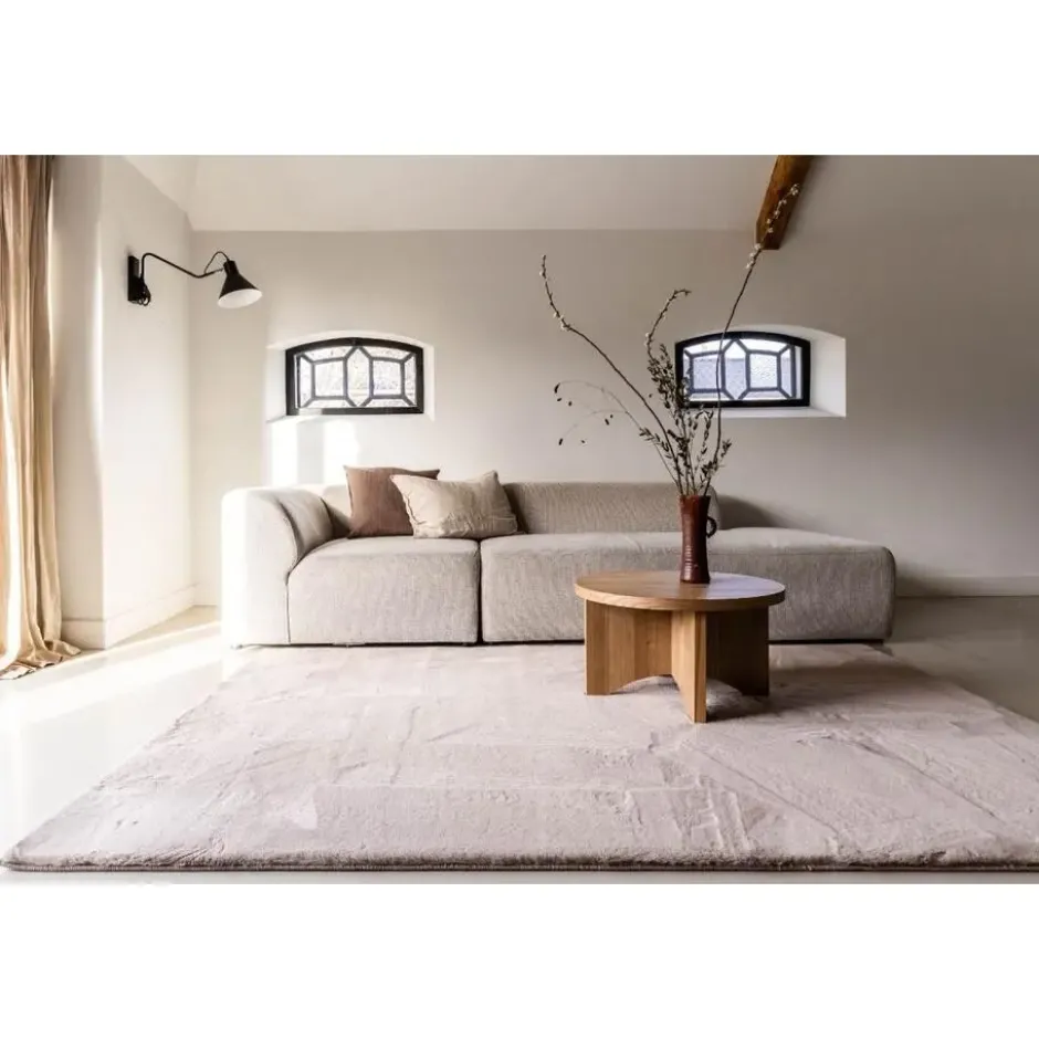 Interieur05 Hoogpolig Vloerkleed Lux Beige - 290 x 200 cm