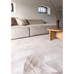 Interieur05 Hoogpolig Vloerkleed Lux Beige - 330 x 240 cm