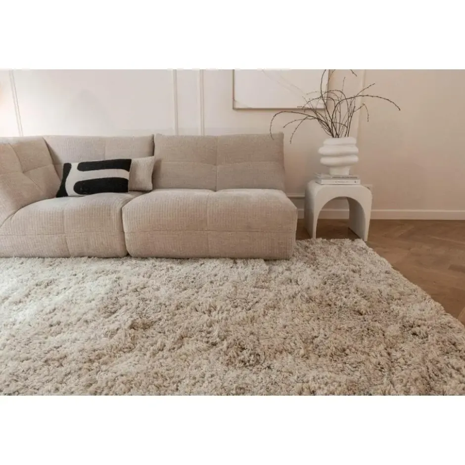 Interieur05 Hoogpolig Vloerkleed Polyester Pilo Beige - 230 x 160 cm