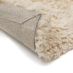 Interieur05 hoogpolig vloerkleed polyester Pilo ivoor/wit - 230 x 160 cm