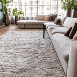 Interieur05 Hoogpolig vloerkleed Fender wit/creme - 340 x 240 cm