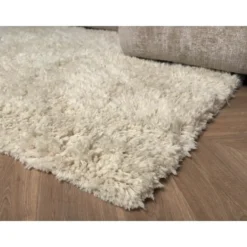 Interieur05 hoogpolig vloerkleed polyester Pilo ivoor/wit - 290 x 200 cm