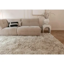 Interieur05 Hoogpolig Vloerkleed Polyester Pilo Beige - 290 x 200 cm