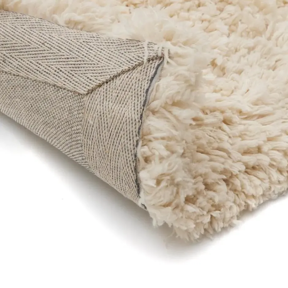 Interieur05 hoogpolig vloerkleed polyester Pilo ivoor/wit - 340 x 240 cm