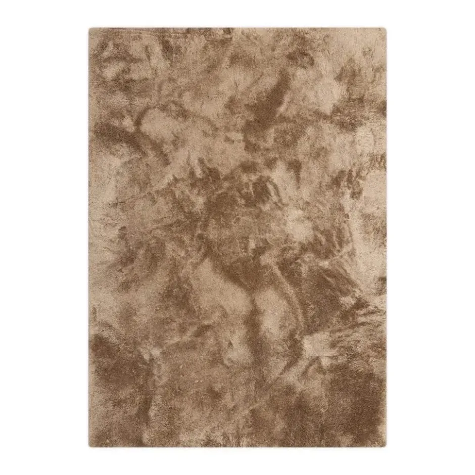 Interieur05 Hoogpolig vloerkleed Odelia Bruin/taupe - 160 x 230 cm