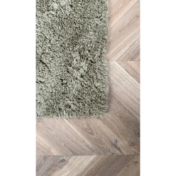 Interieur05 hoogpolig vloerkleed polyester Pilo groen - 290 x 200 cm