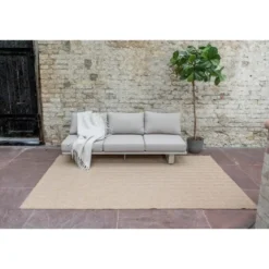 Interieur05 Jute buitenkleed naturel zigzag - 380 x 280 cm