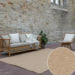Interieur05 Jute buitenkleed naturel uni - 340 x 240 cm