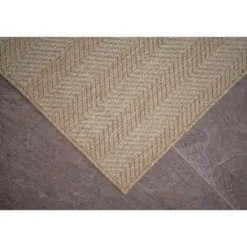 Interieur05 Jute buitenkleed naturel zigzag - 230 x 160 cm