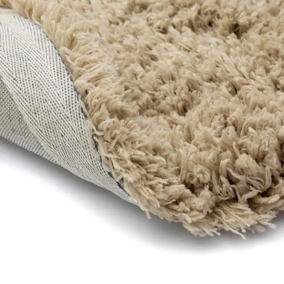 Interieur05 organisch hoogpolig vloerkleed polyester Pilo beige - 290 x 200 cm