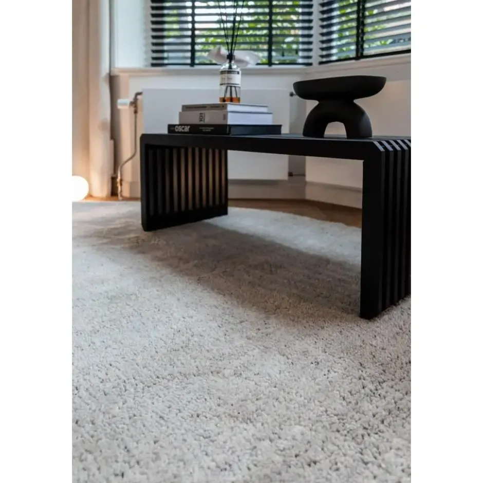 Interieur05 rond berber vloerkleed Nador lichtgrijs - 160 x 160 cm
