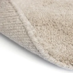 Interieur05 rond berber vloerkleed nador ivoor wit - 160 x 160 cm