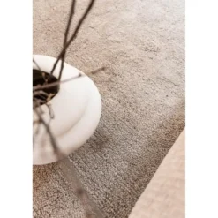 Interieur05 rond berber vloerkleed Nador zand - 200 x 200 cm