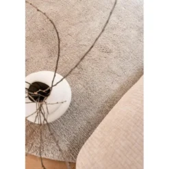 Interieur05 rond berber vloerkleed Nador zand - 200 x 200 cm