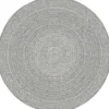 Interieur05 rond buitenkleed grijs Solid - 200 x 200 cm