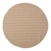 Interieur05 rond buitenkleed jute naturel zigzag - 240 x 240 cm
