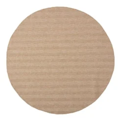 Interieur05 rond buitenkleed jute naturel zigzag - 200 x 200 cm