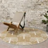 Interieur05 Rond Buitenkleed Jute Oase - 200 x 200 cm
