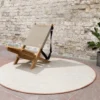 Interieur05 rond buitenkleed roest Tone - 200 x 200 cm
