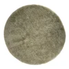 Interieur05 rond hoogpolig vloerkleed polyester Pilo groen - 290 x 200 cm